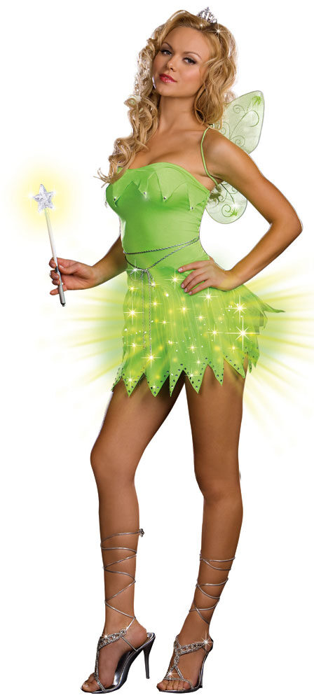Bright Sprite Sexy Green Fairy Costume Mr Costumes