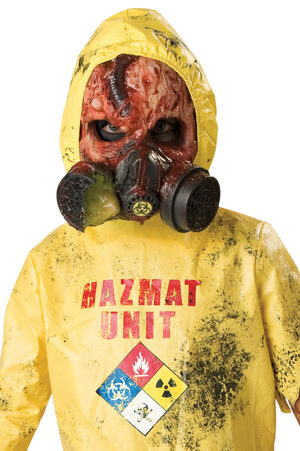Kids hazmat suit HazMat Suits Get full-body coverage when working with chemicals and contaminants by wearing a hazmat suit. We carry popular brands and styles like Dupont Tyvek suits, Kimberly Clark and Onguard.