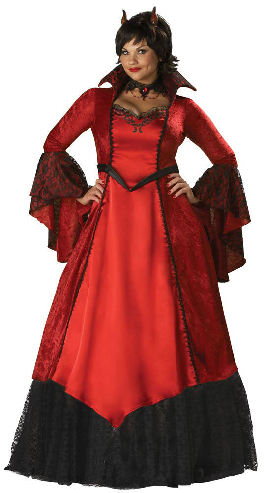 Plus Size Devils Temptress Costume - Mr. Costumes