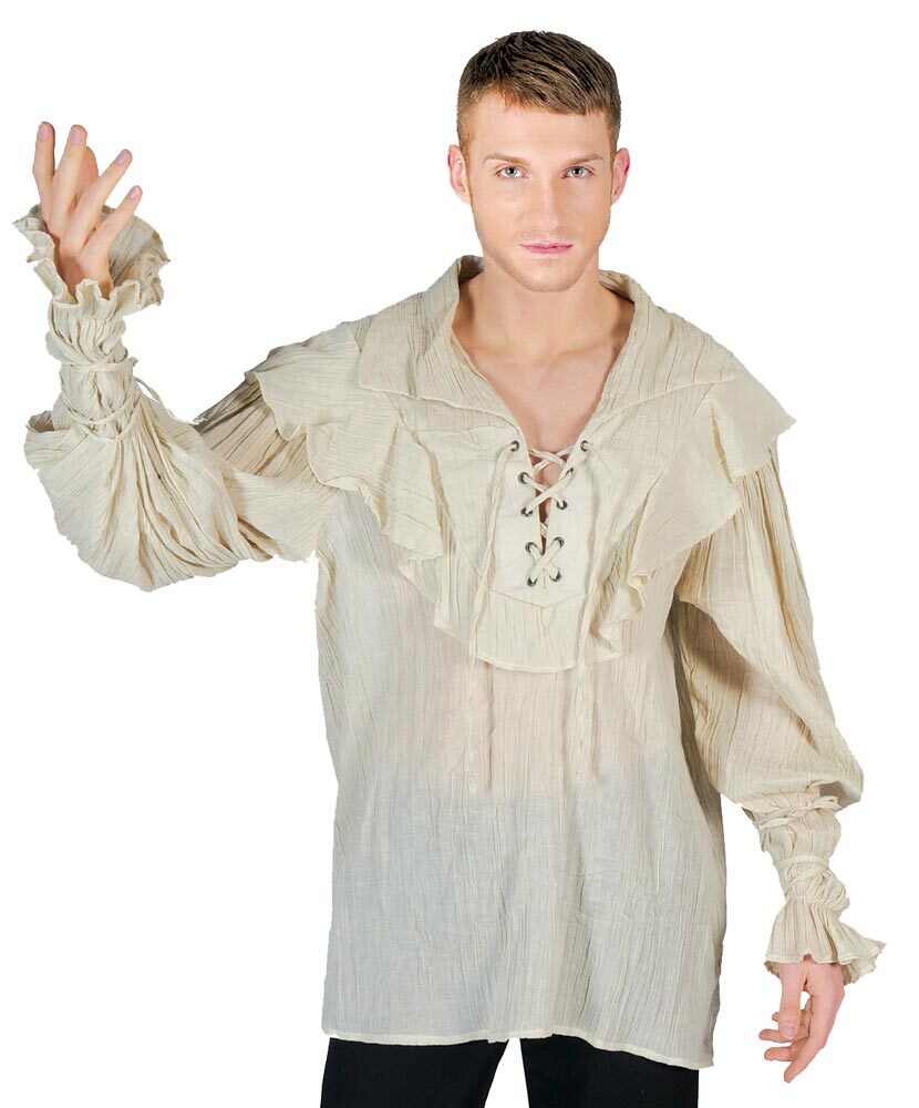 Authentic Mens Pirate Shirt - Mr. Costumes