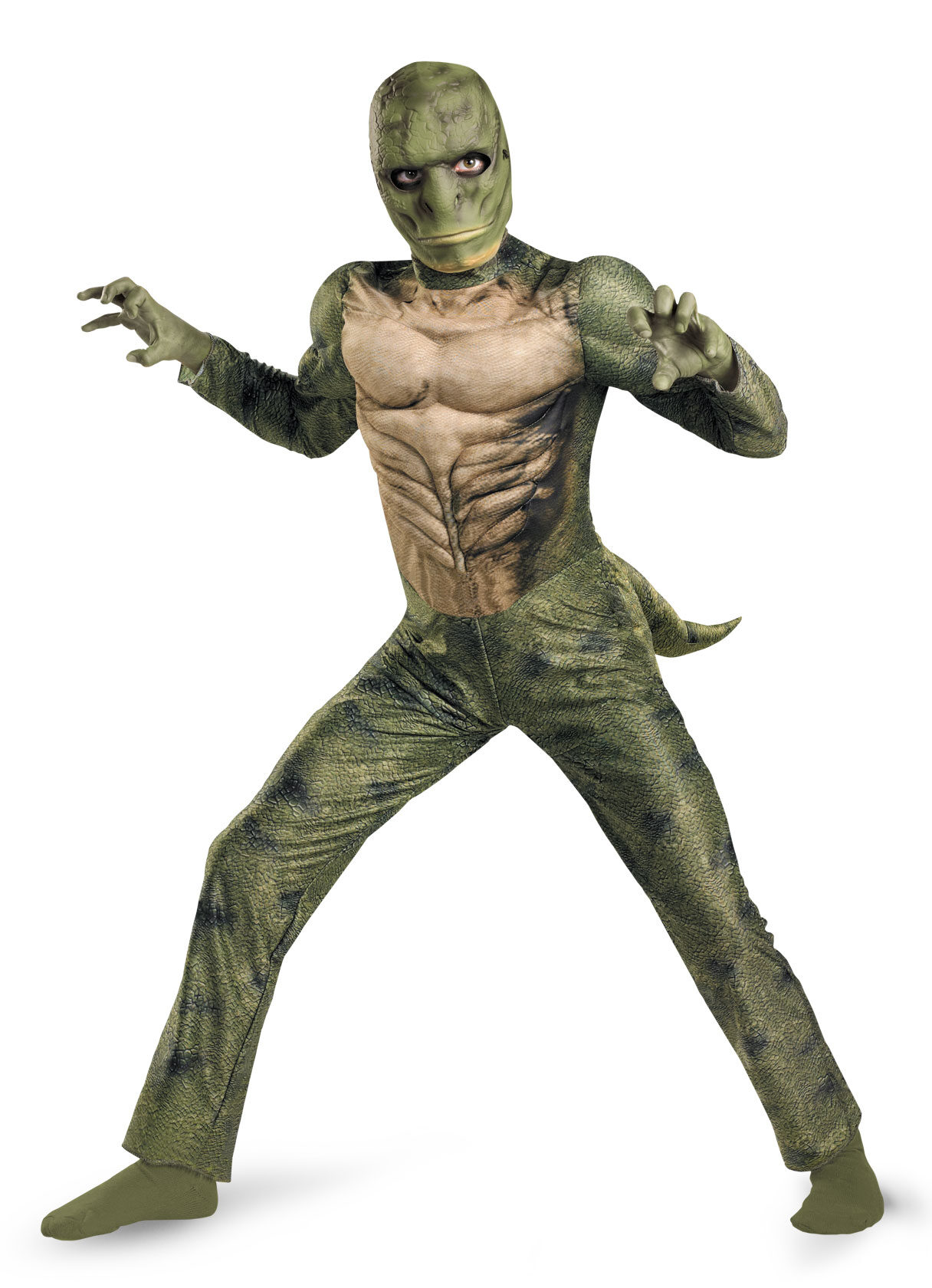 Boys Spiderman Lizard Muscle Chest Kids Costume - Mr. Costumes