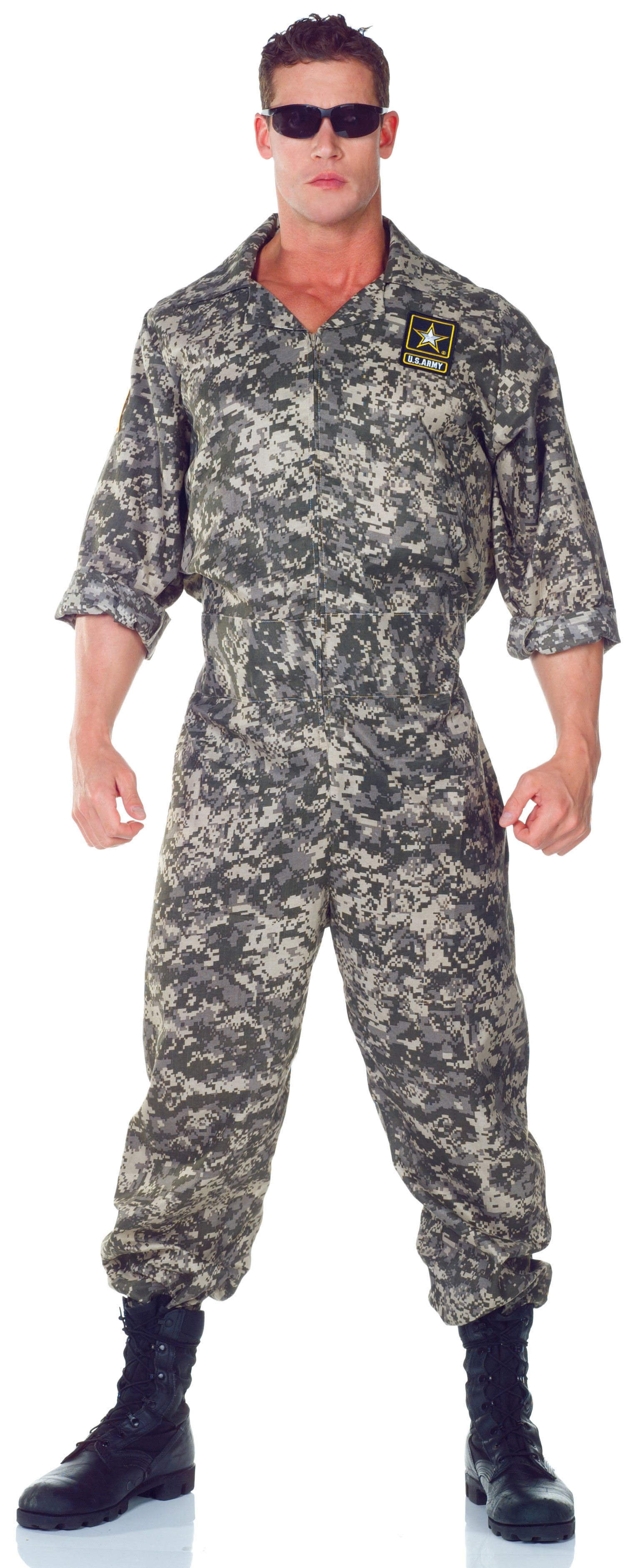 Mens US Army Jumpsuit Adult Costume - Mr. Costumes