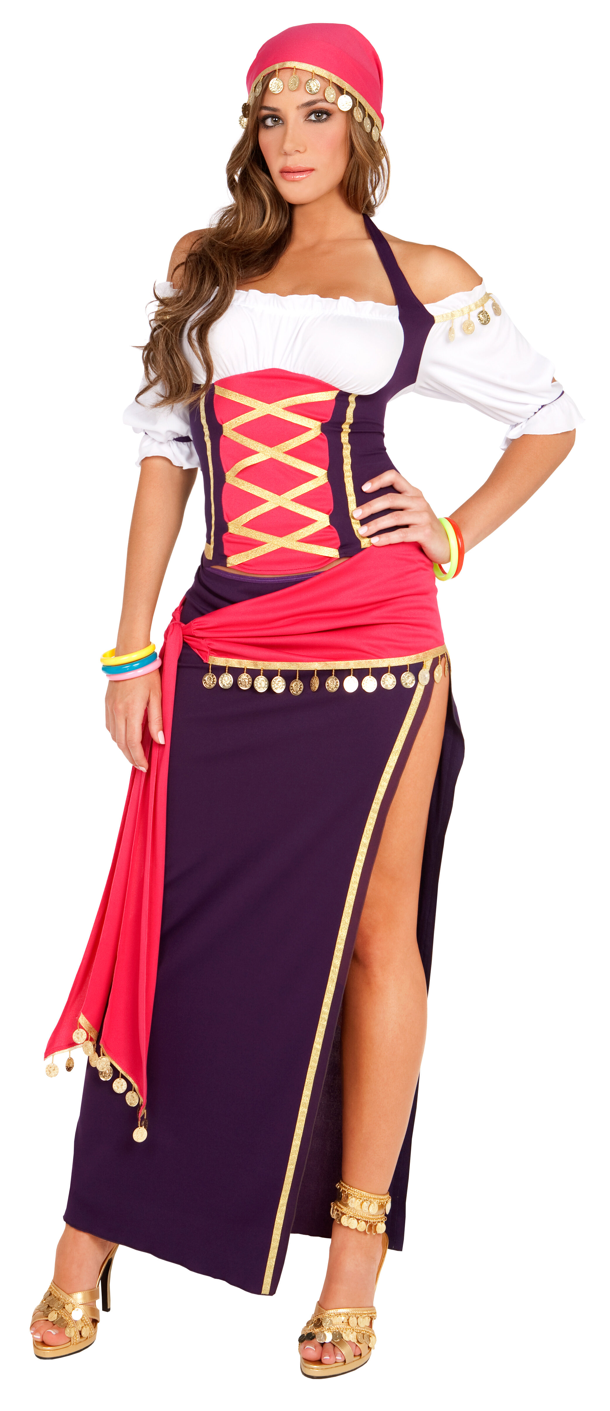 Renaissance Gypsy Maiden Adult Costume - Mr. Costumes.