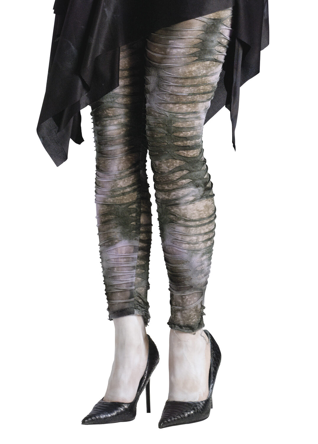 Tattered Zombie Leggings - Mr. Costumes