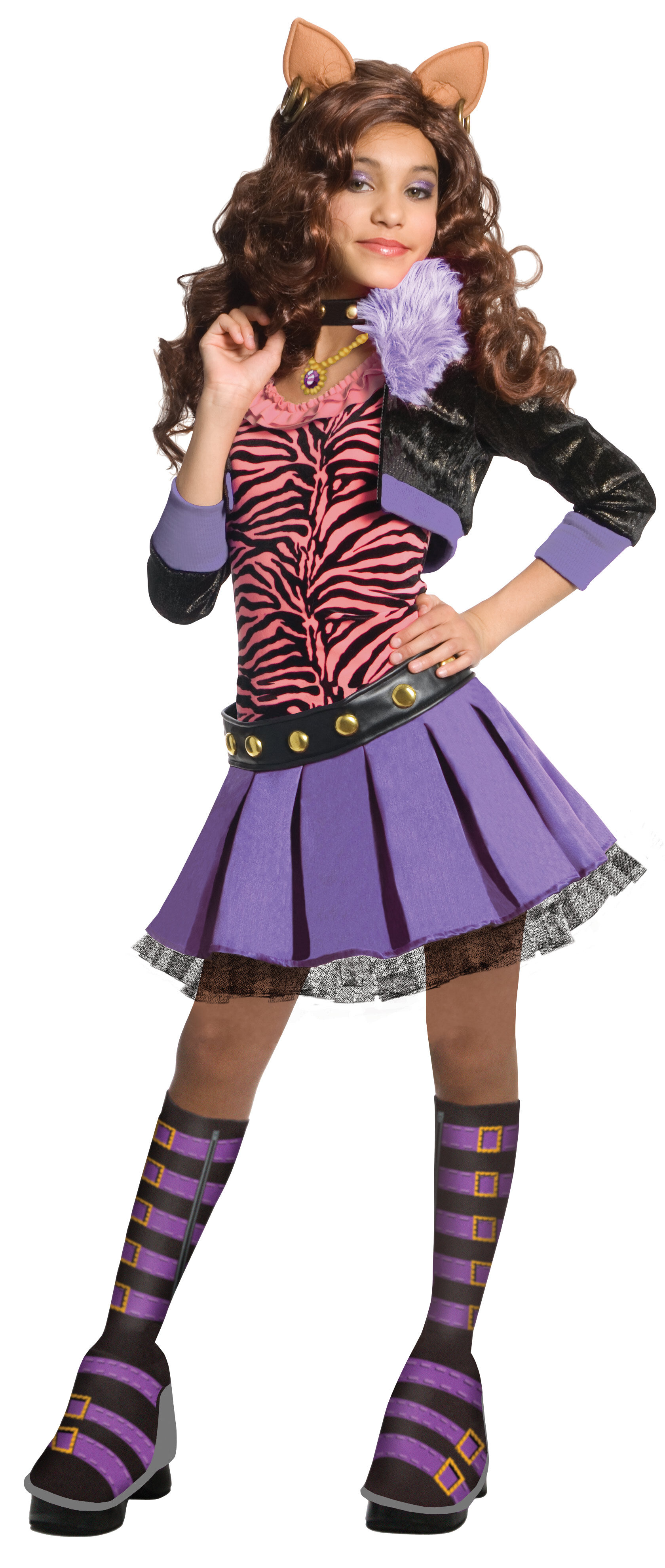 Deluxe Clawdeen Wolf Monster High Kids Costume - Mr. Costumes.