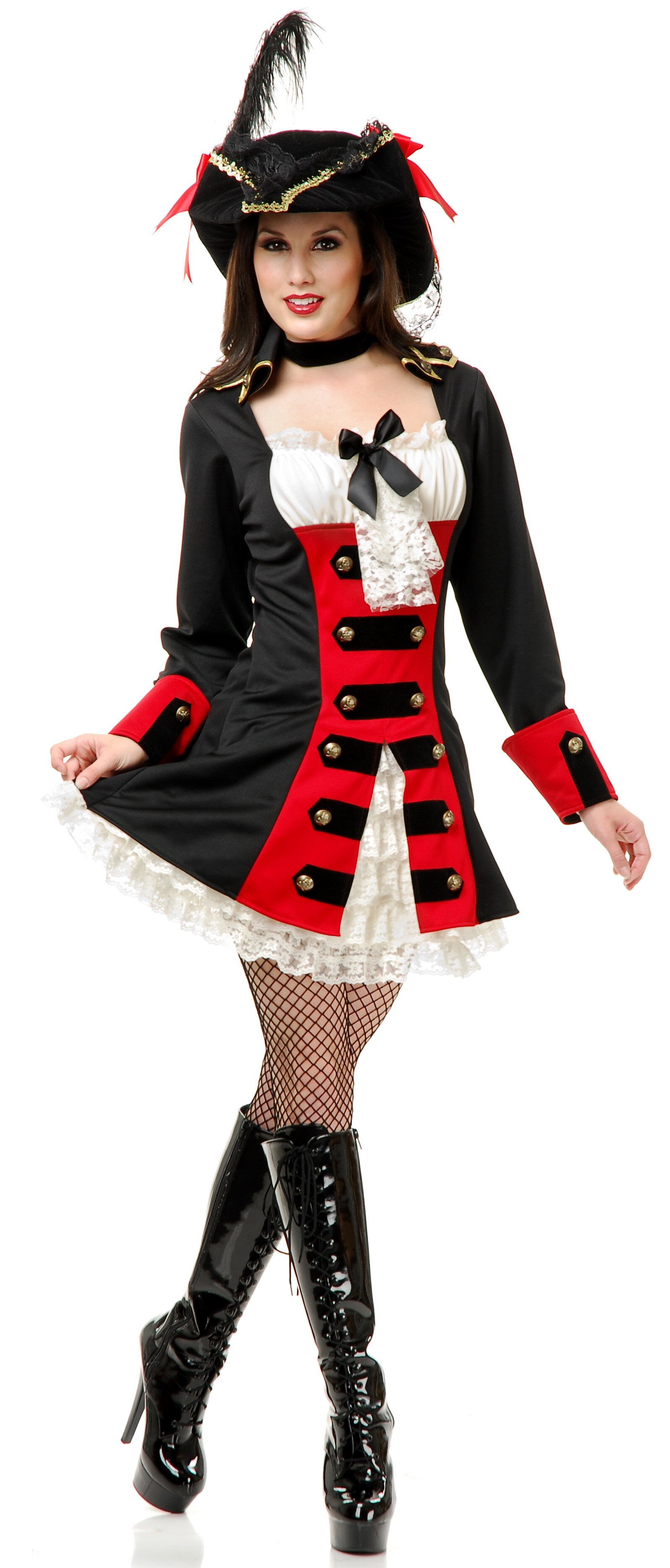 Sexy British Pirate Lady Costume Mr Costumes 6009