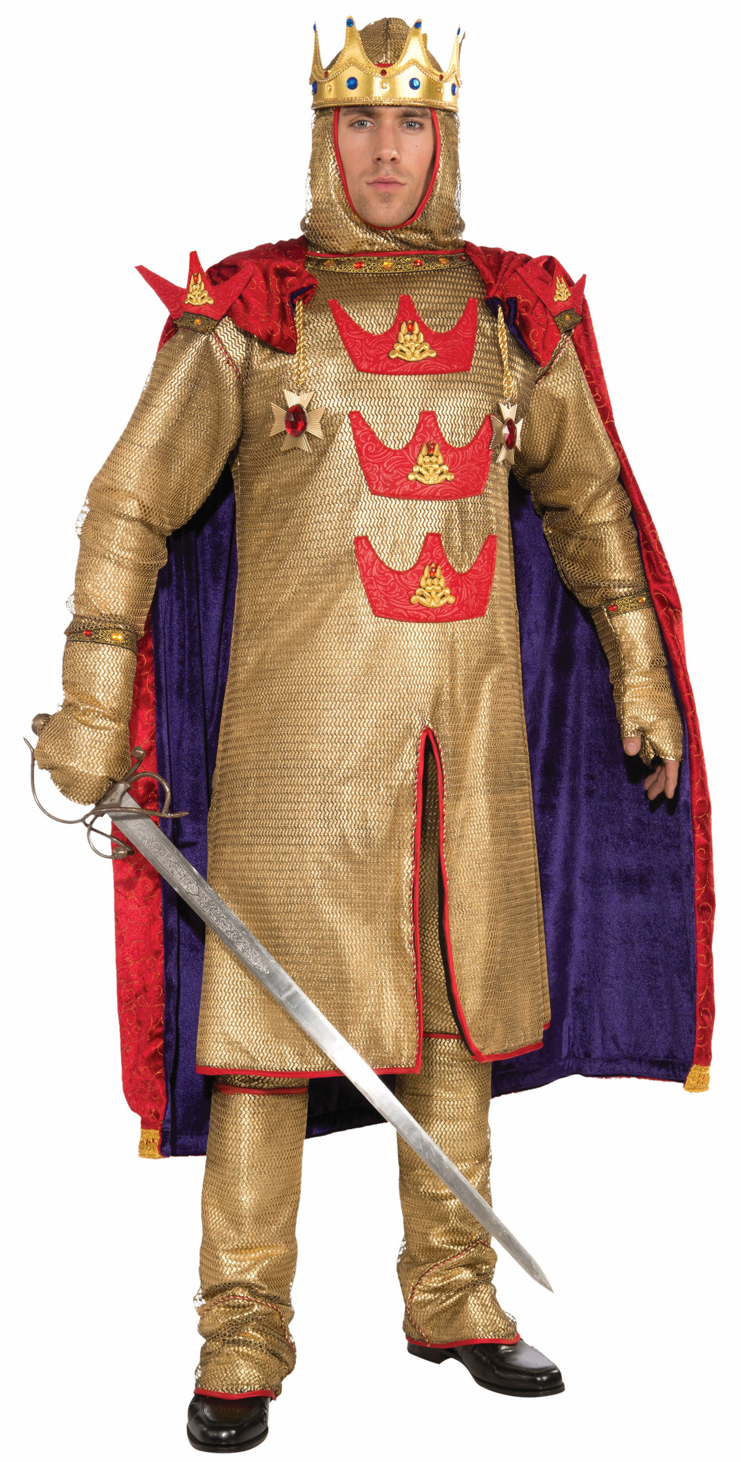 King Arthur Medieval Knight Adult Costume - Mr. Costumes.