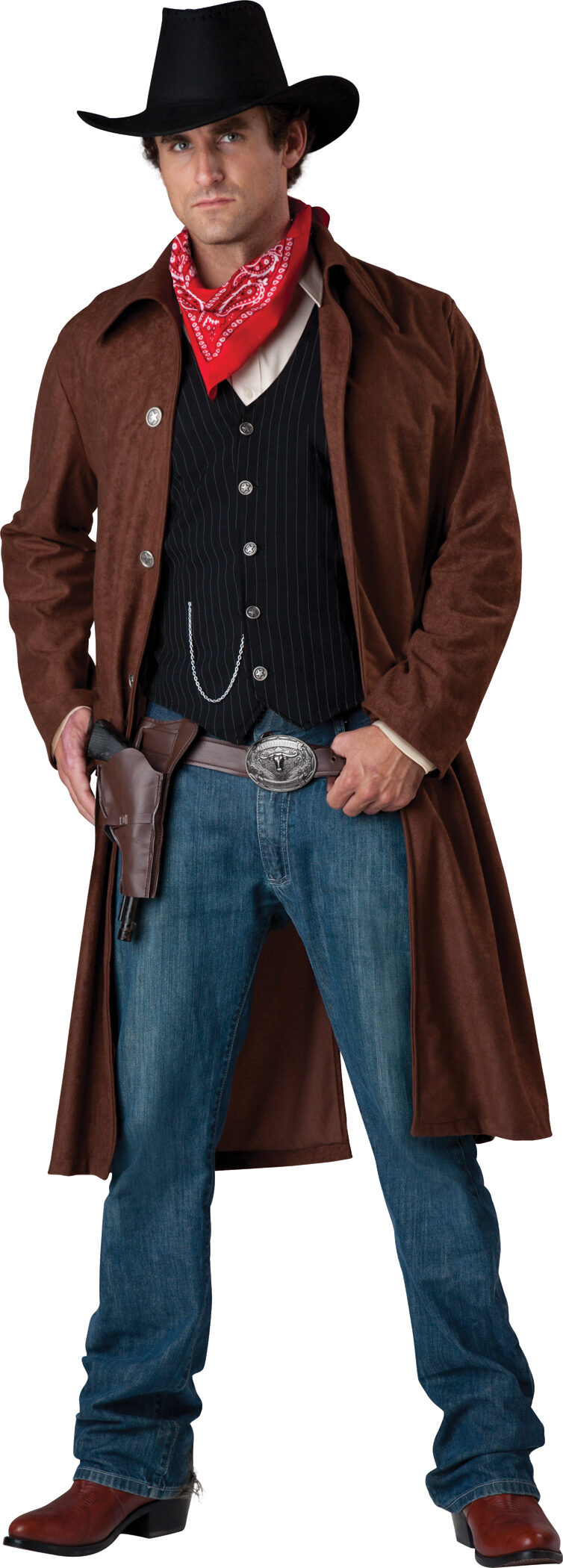 Mens Gritty Gunslinger Cowboy Adult Costume - Mr. Costumes