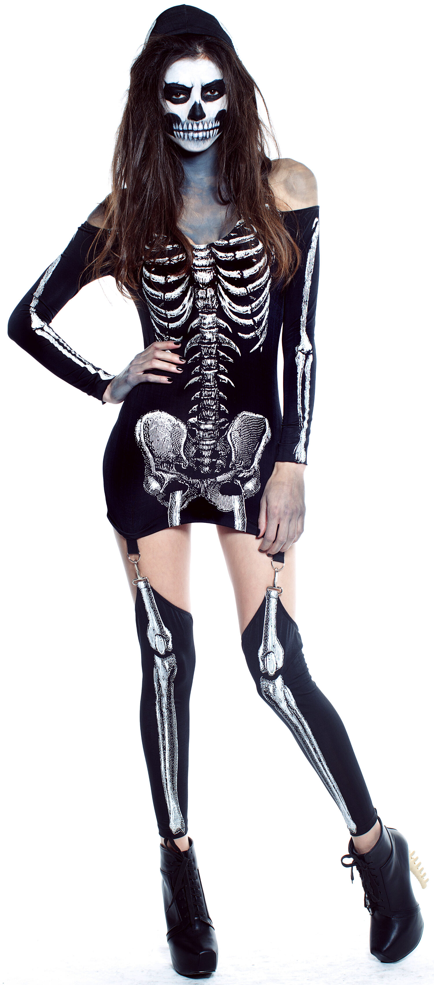 Sexy Xrayed Skeleton Costume Mr. Costumes