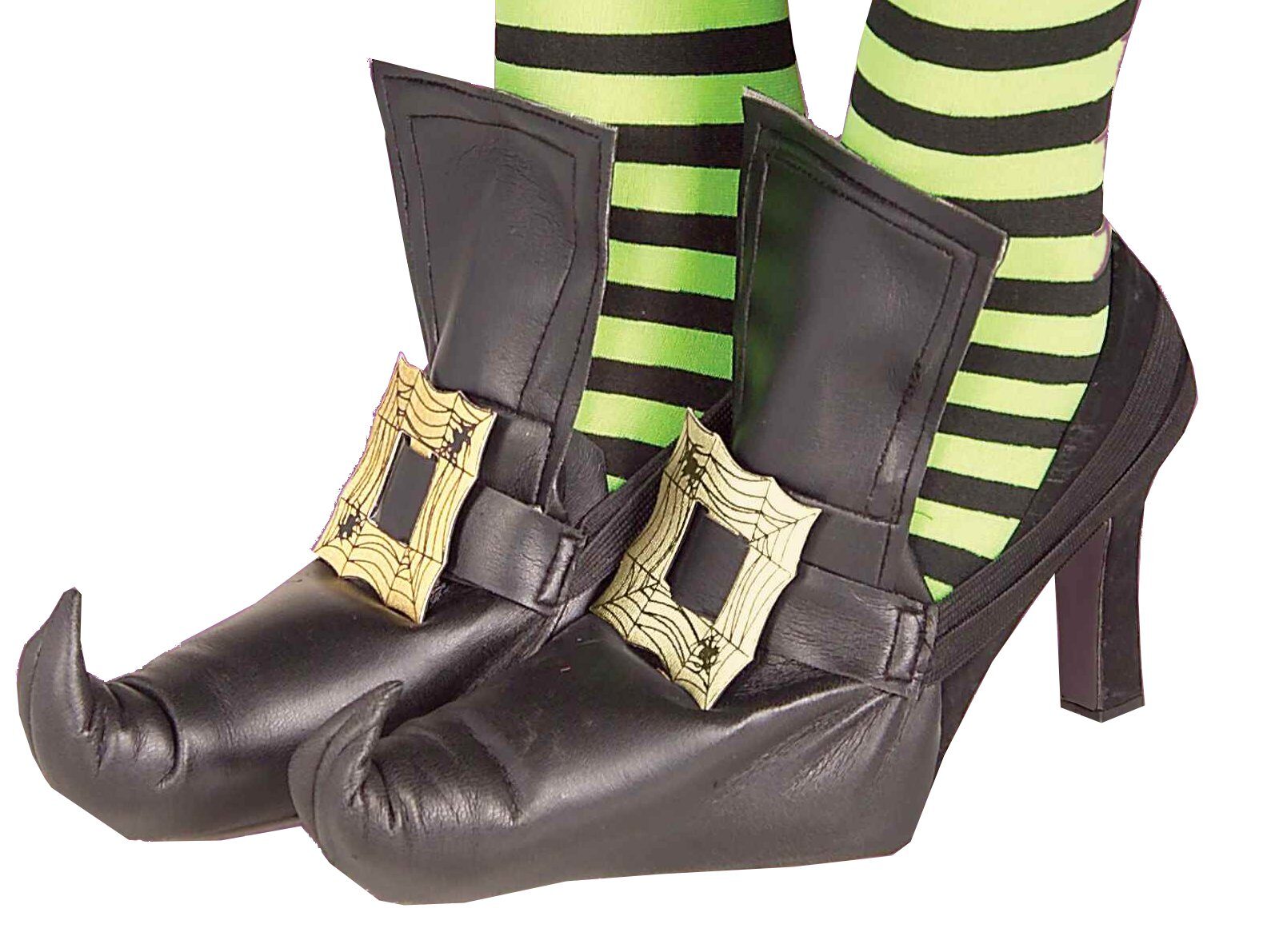 Gold Wicked Witch Shoe Covers - Mr. Costumes