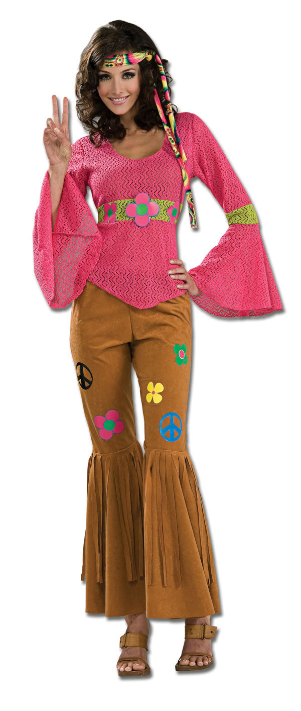 Woodstock Honey Adult Hippie Costume - Mr. Costumes.