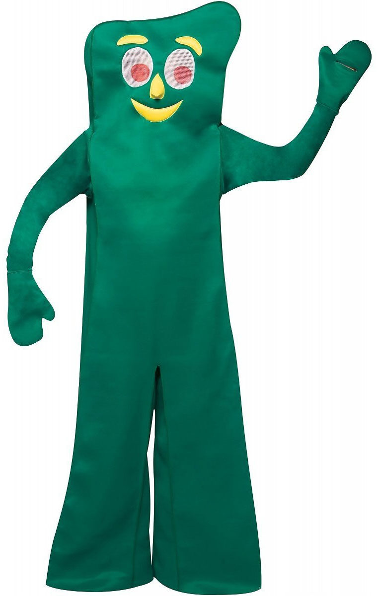 Gumby Adult Costume - Mr. Costumes.