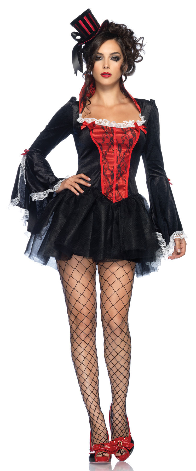 Women Costume- Halloween Sexy Vampire Costume Outfit Gothic