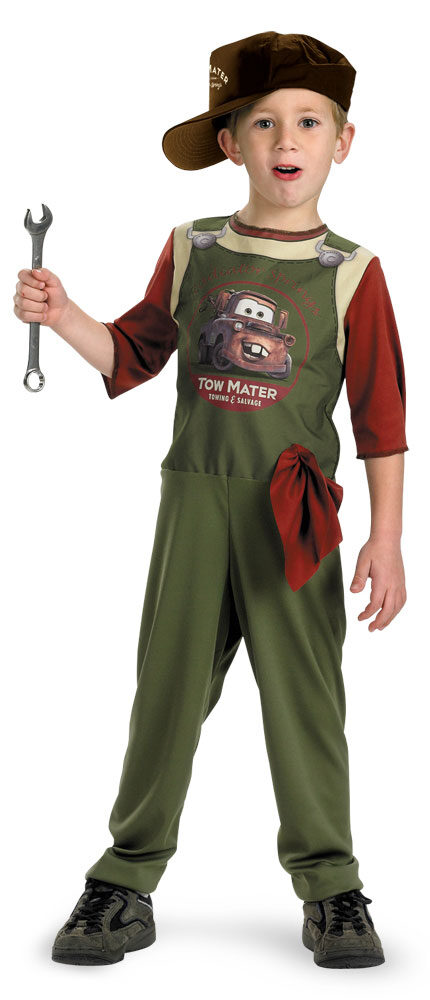Trick or Treat as Disney Tow Mater Mechanic Quality Toddler Costume this Ha...