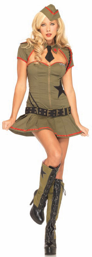 Sexy Private Pin Up Army Girl Costume - Mr. Costumes