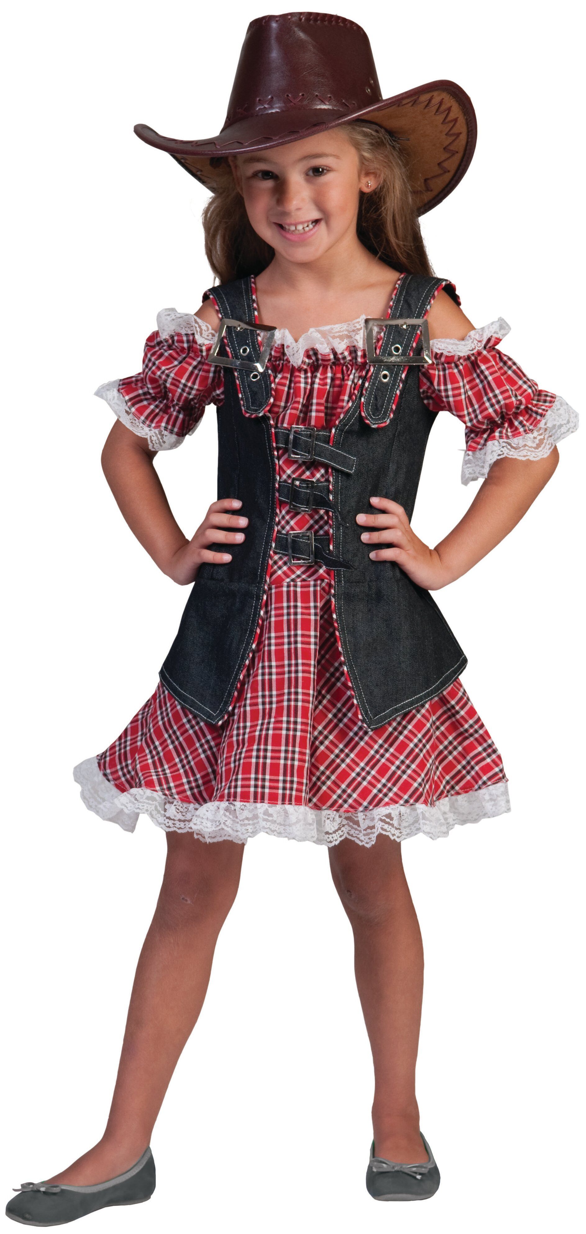 Western Cowgirl Kids Costume - Mr. Costumes