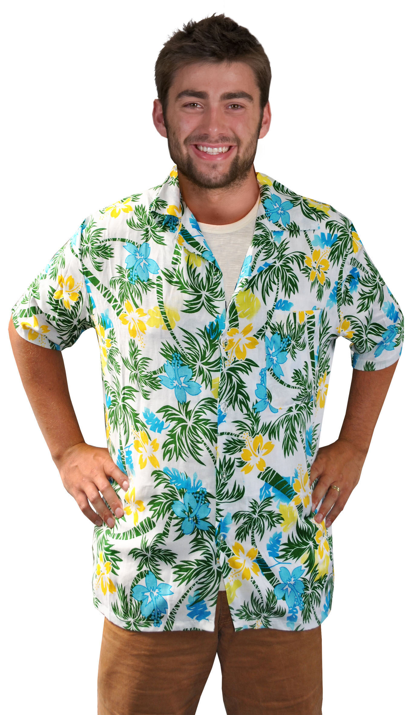 Funny Hawaiian Tourist Shirt Adult Costume - Mr. Costumes