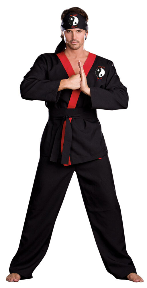 Mens Ninja Costume  Black Japanese Ninja Costume for Adults