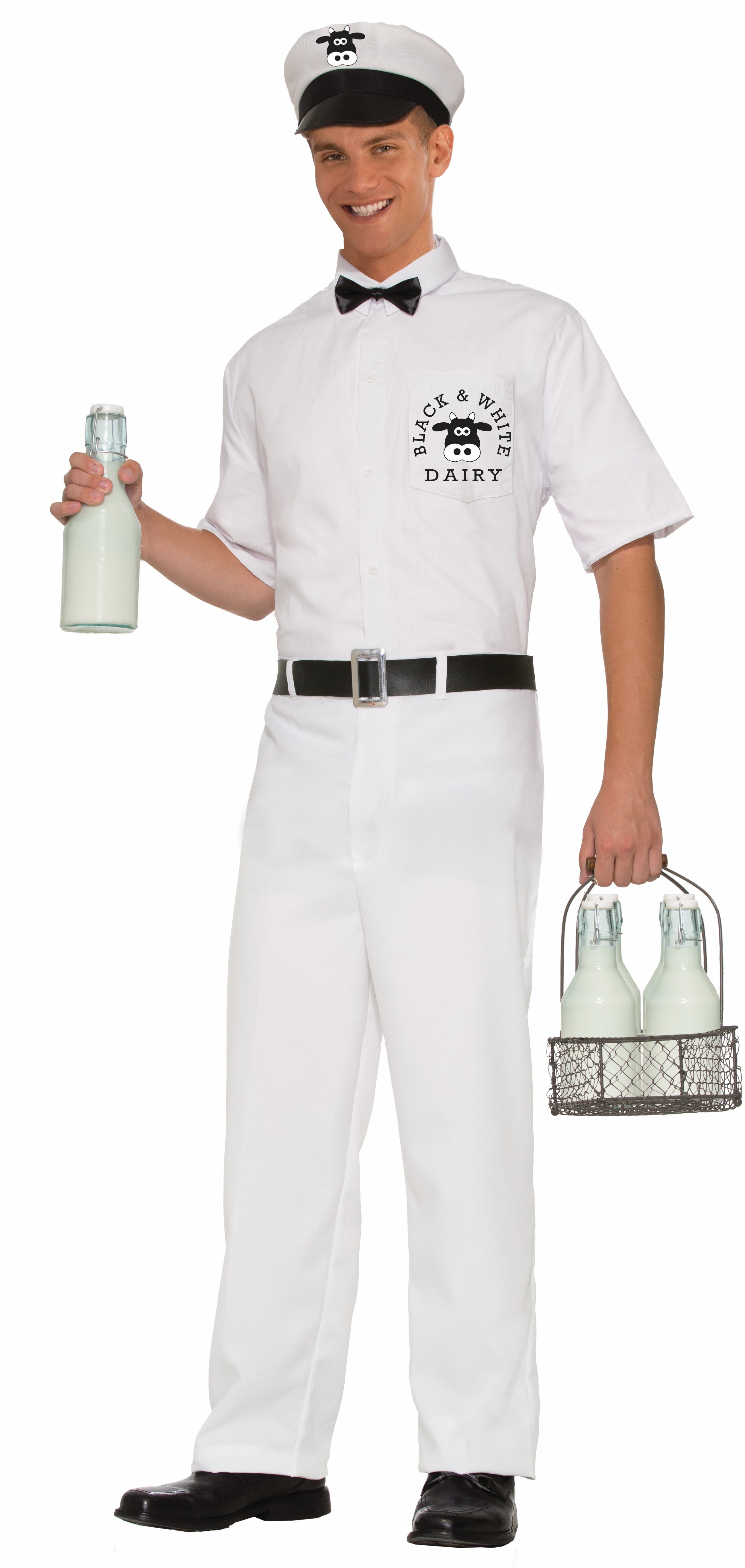 Milkman Adult Costume - Mr. Costumes.