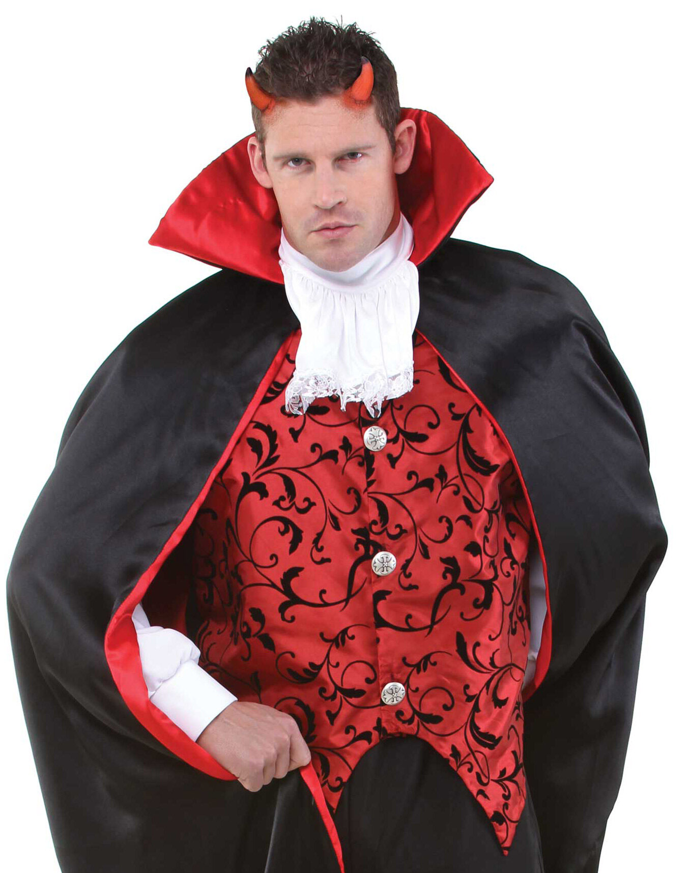 Mens Devil Vest Adult Costume - Mr. Costumes