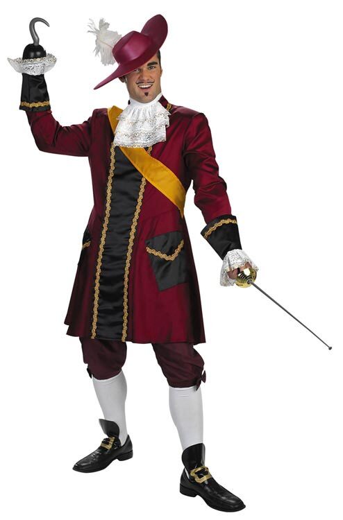 Adult Captain Hook Prestige Pirate Costume - Mr. Costumes
