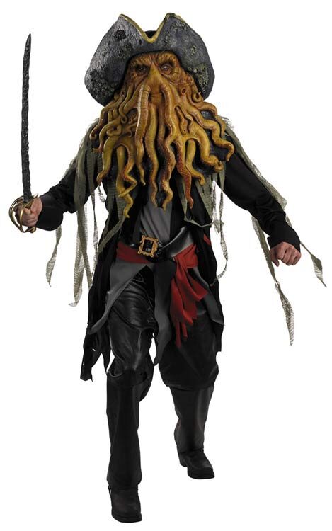 Disney Adult Davy Jones Deluxe Pirates of the Caribbean Costume - Mr.  Costumes