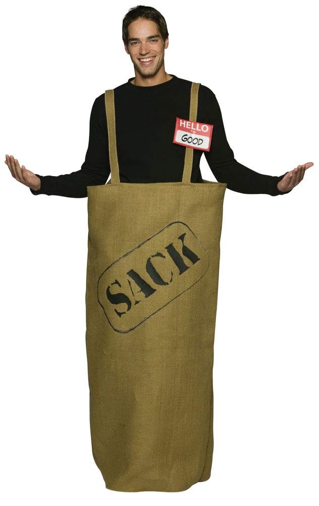 Good in the Sack Funny Adult Costume - Mr. Costumes.