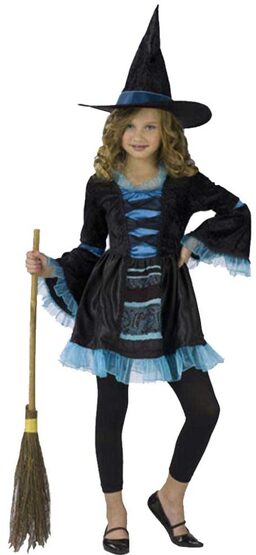 Kids Sassy Victorian Witch Costume