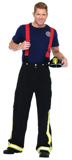 Mens Fire Captain Adult Firefighter Costume