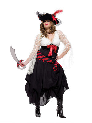 Gold Doubloon Plus Size Pirate Costume