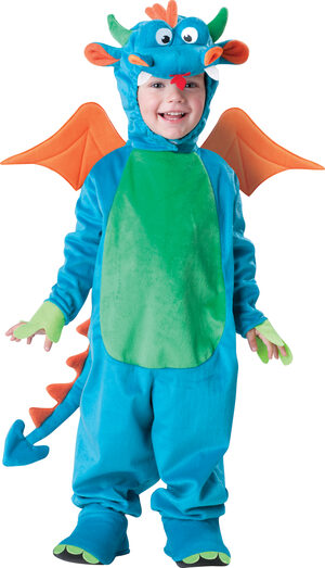 Blue Dinky Dragon Baby Costume