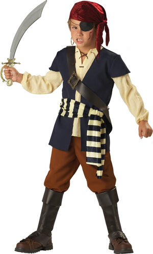 Boys Pirate Mate Kids Costume