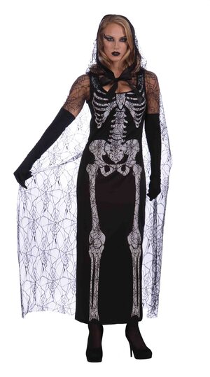 Womens Graveyard Shift Skeleton Adult Costume