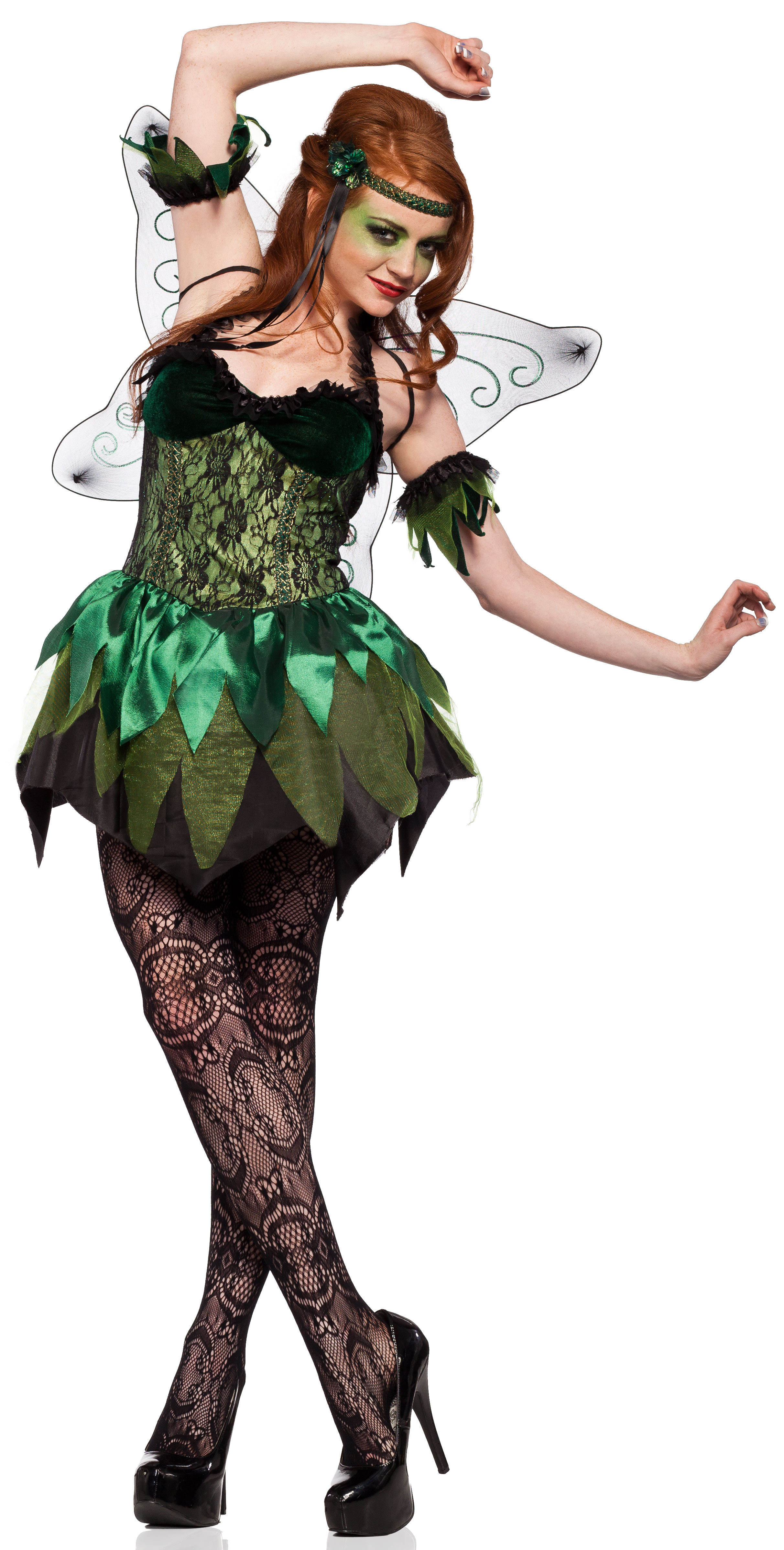 Sexy Green Absinthe Fairy Gothic Costume Mr. Costumes