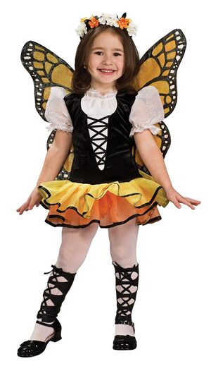 Kids Monarch Butterfly Girls Costume