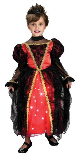 Girls Twinkle Gothic Princess Costume
