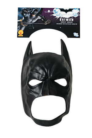 3/4 Vinyl Adult Batman Mask