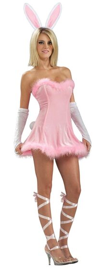 Sexy Pink Honey Bunny Costume