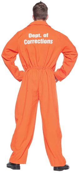 Maximum Security Mens Convict Costume 