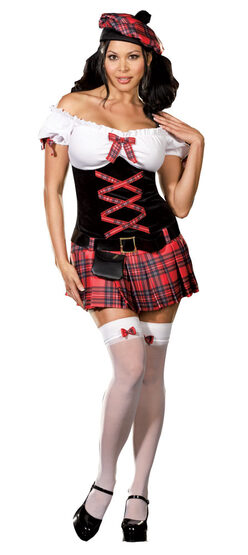 Scottish Sassy Lassie Sexy Plus Size Costume