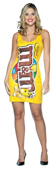 Sexy Peanut M and M Candy Costume