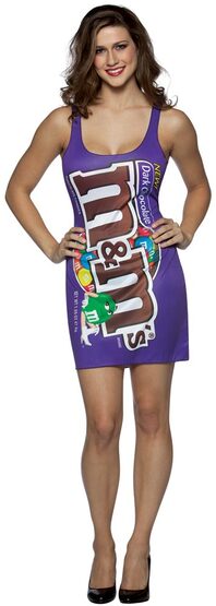 Sexy Dark Chocolate M and M Candy Costume