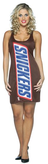 Sexy Snickers Chocolate Candy Costume
