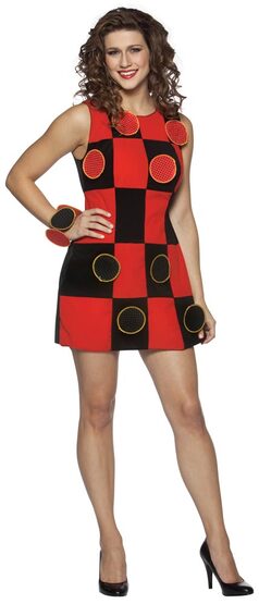 Sexy Playable Checkers Game Costume