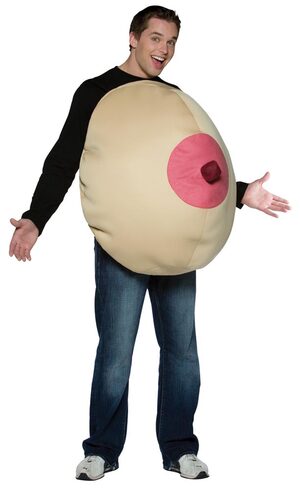 Adult Big Boob Funny Costume