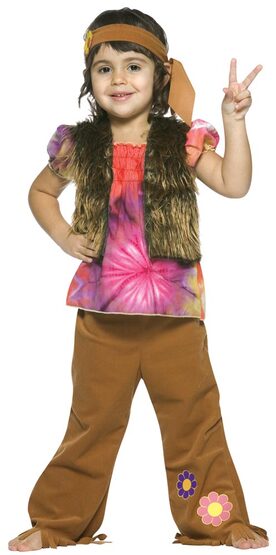 Kids Hippie Girl Toddler Costume