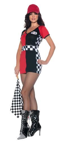 Womens Revved Up Sexy Racing Costume