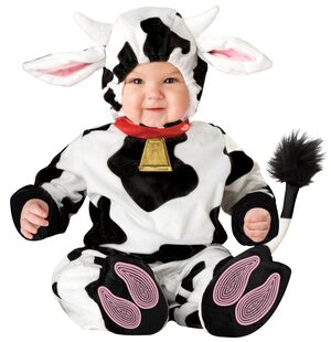 Toddler Mini Moo Baby Cow Costume