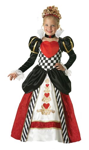 Girls Queen of Hearts Kids Costume