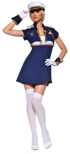 Womens Dress Blues Sexy Sailor Costume